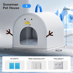 Snowman Cat AC Cabin