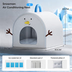 Snowman Cat AC Cabin