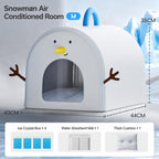 Snowman Cat AC Cabin