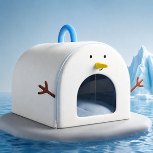 Snowman Cat AC Cabin