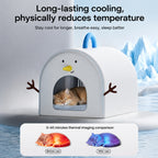 Snowman Cat AC Cabin