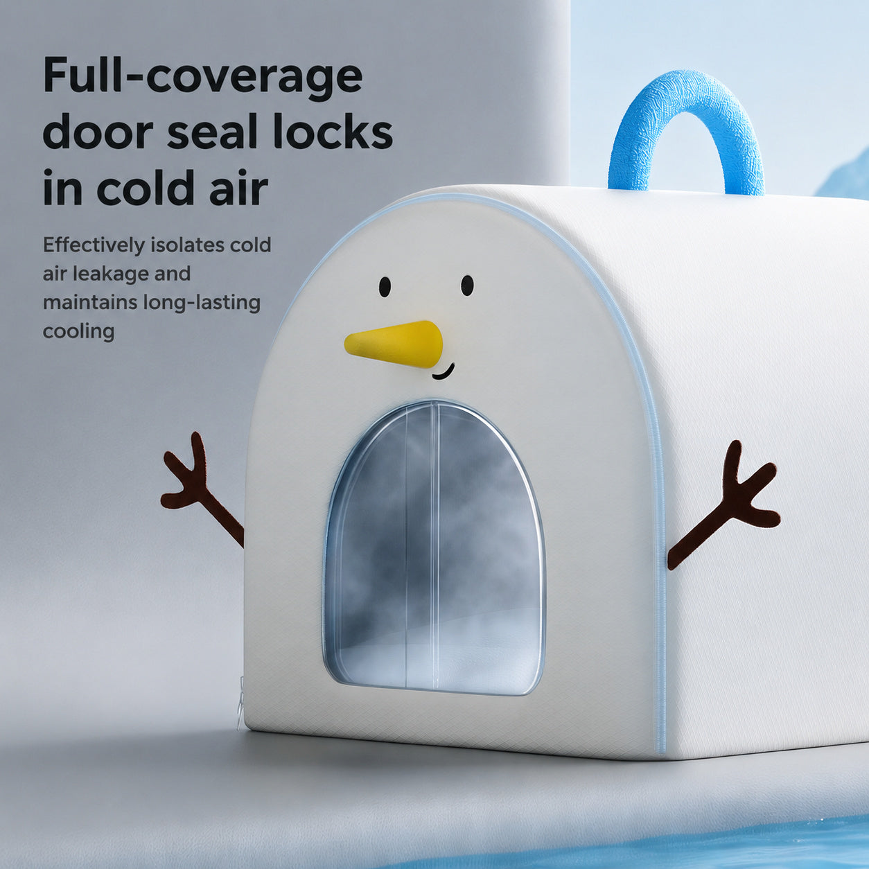 Snowman Cat AC Cabin