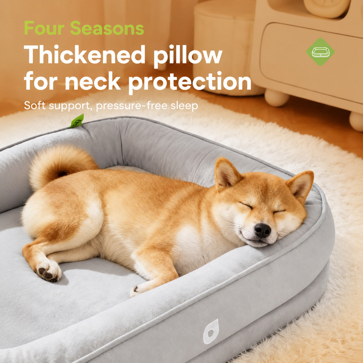 Four-season Washable Bolster Bed