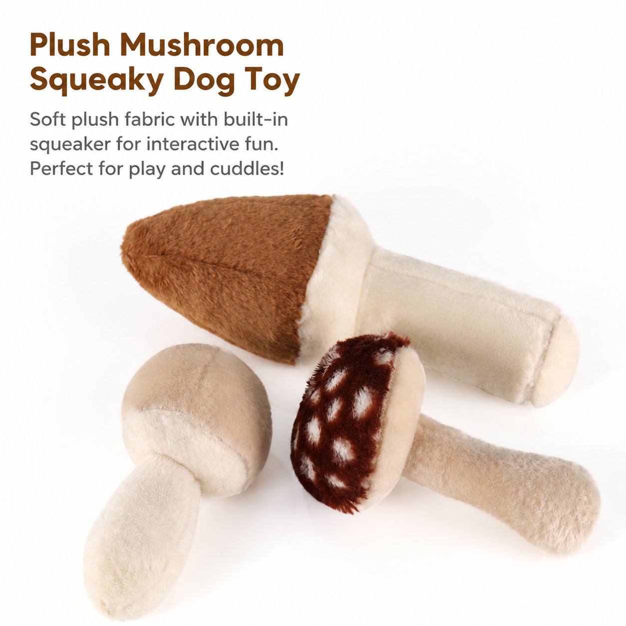 Plush Pet Bed With Crinkle