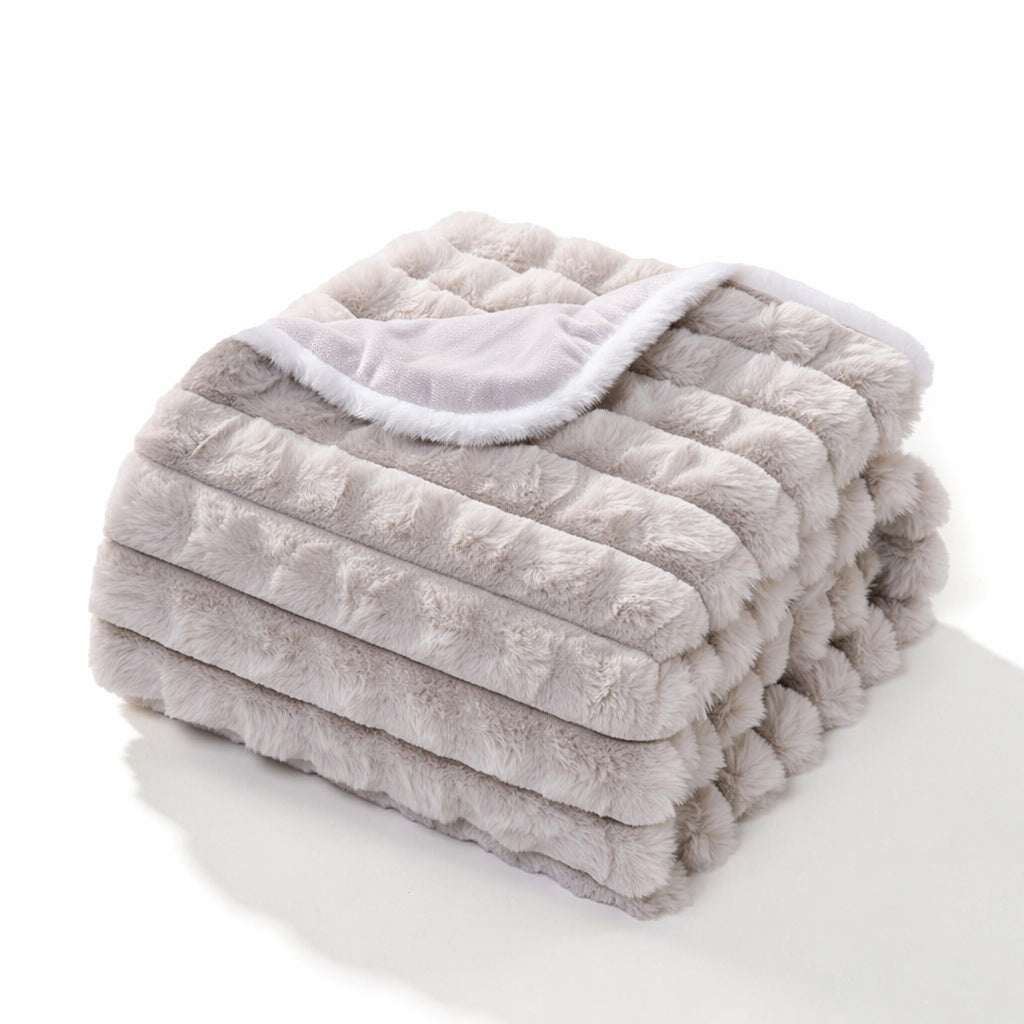Reversible Faux Fur Pet Blanket