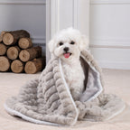 Reversible Faux Fur Pet Blanket