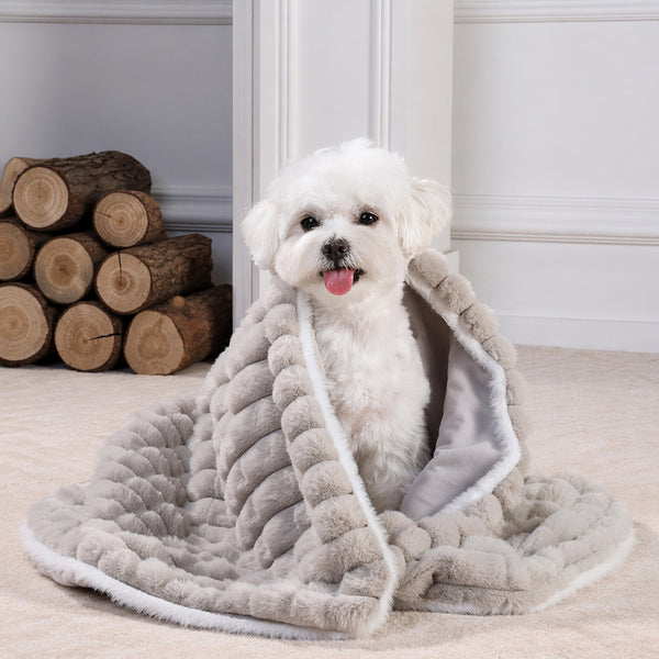 Reversible Faux Fur Pet Blanket