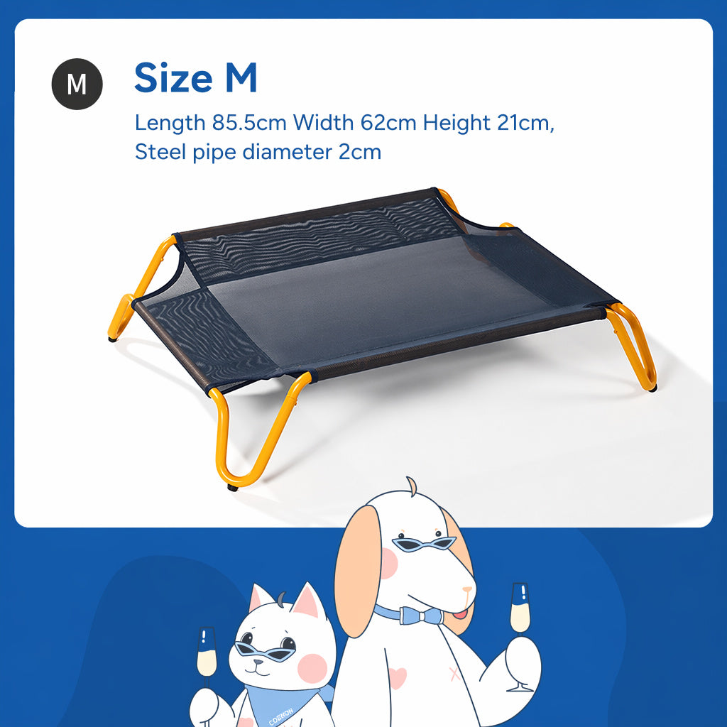Elevated Cot With Mesh Base