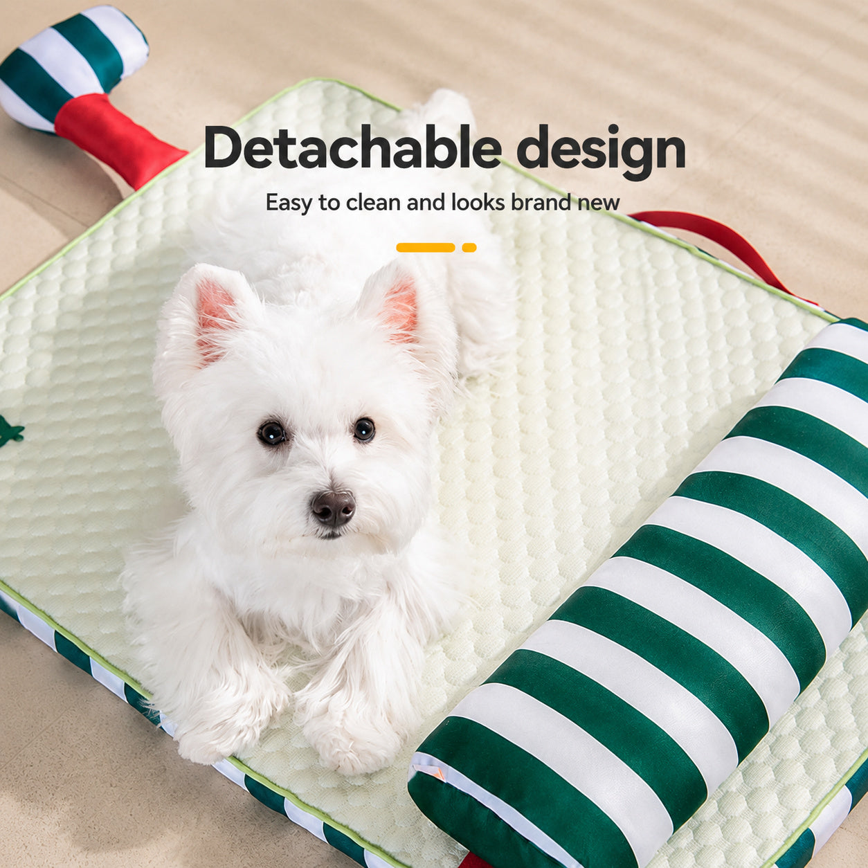 Ice-silk Cooling Mat With Bolster
