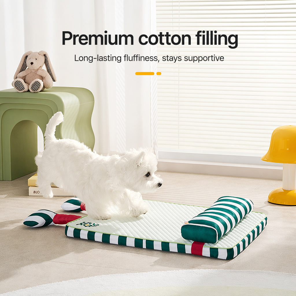 Ice-silk Cooling Mat With Bolster