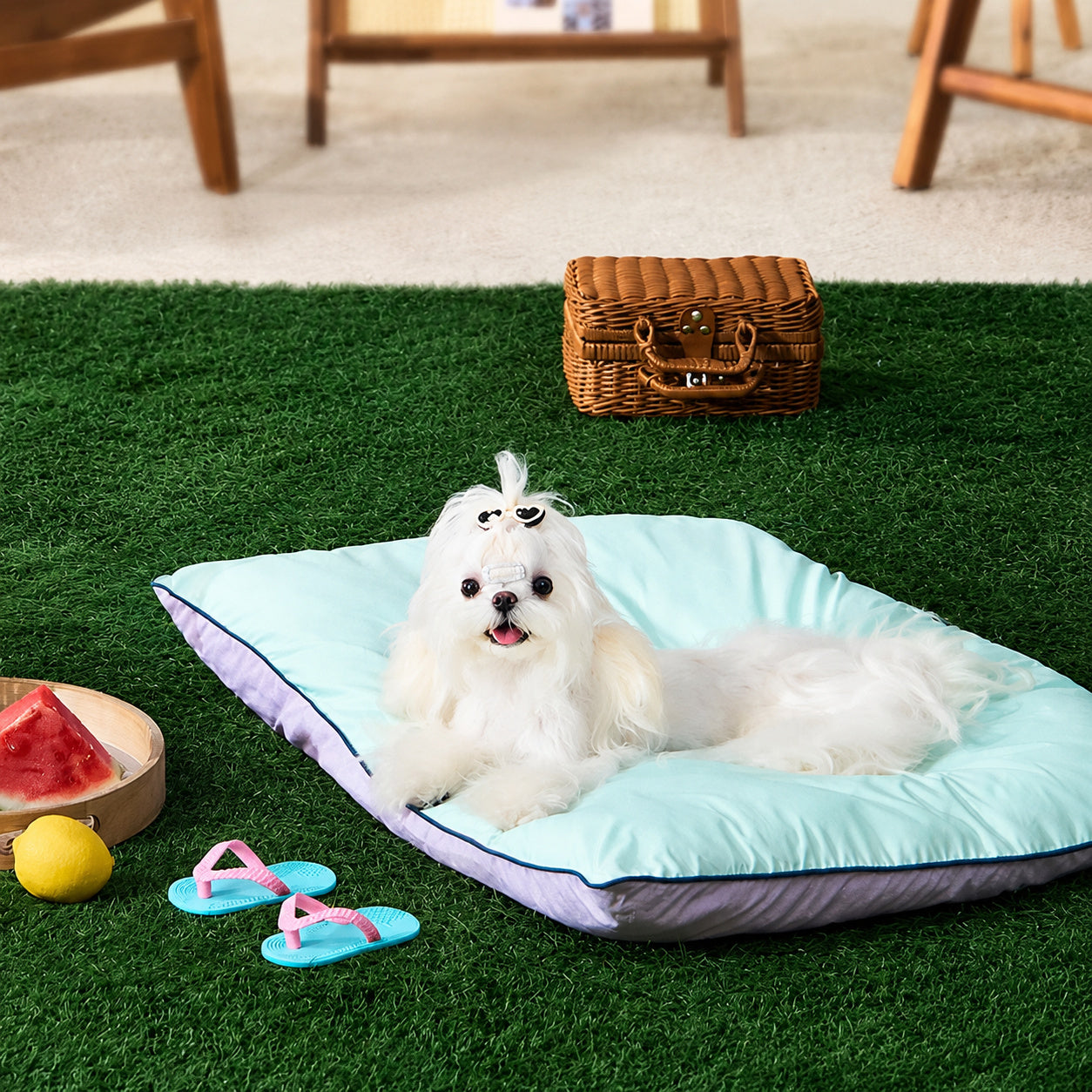 Reversible Cooling Pet Bed