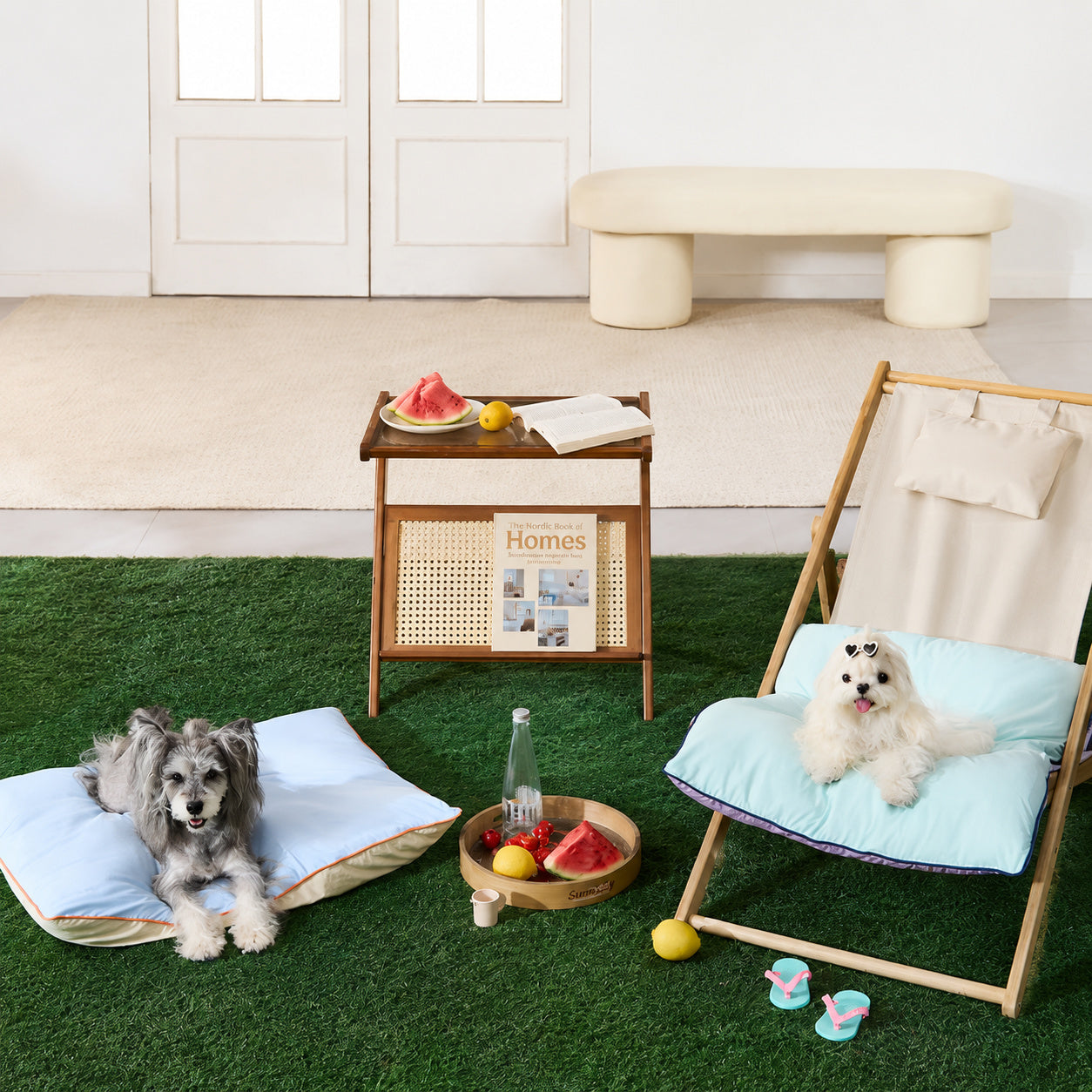 Reversible Cooling Pet Bed