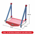 Gingham Window Cat Hammock