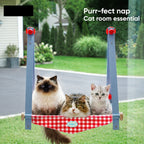 Gingham Window Cat Hammock