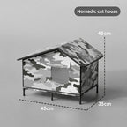 Camo Insulated Outdoor Cat House