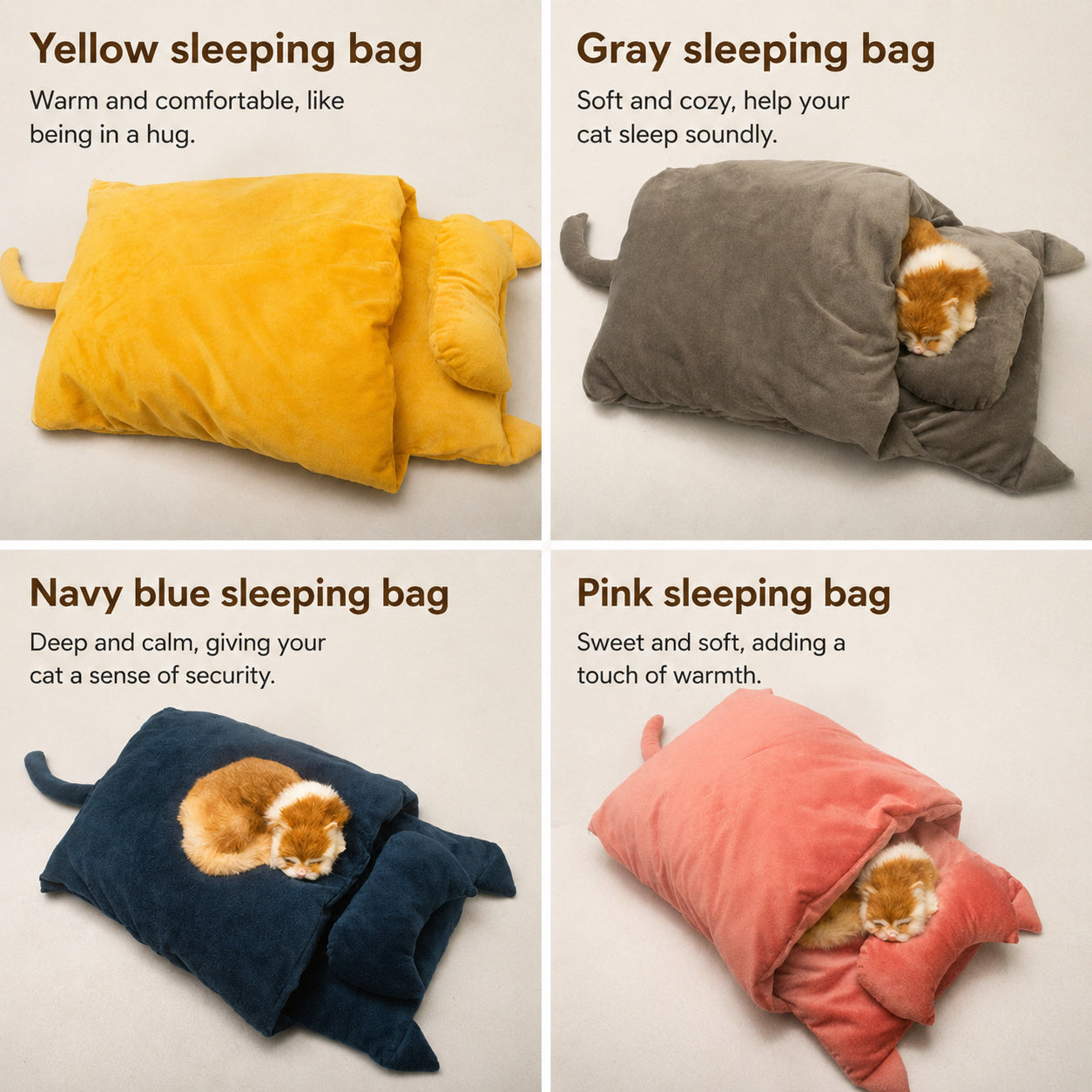 Washable Plush Cat Cave
