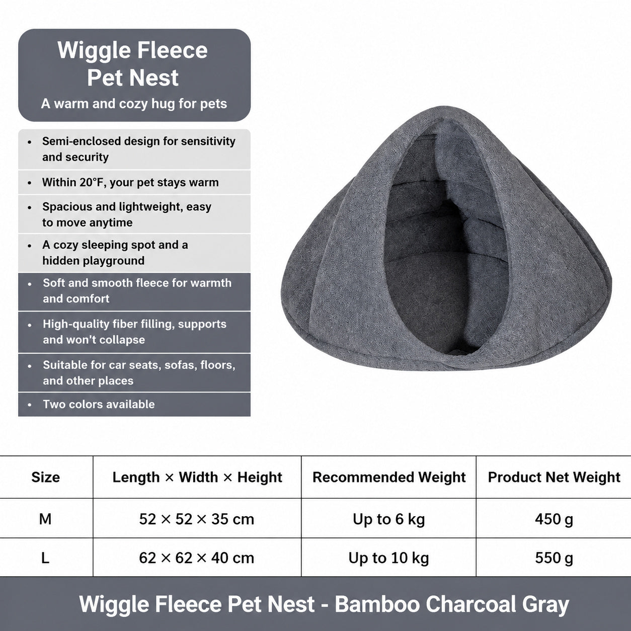 Snuggle Cave Cat Bed