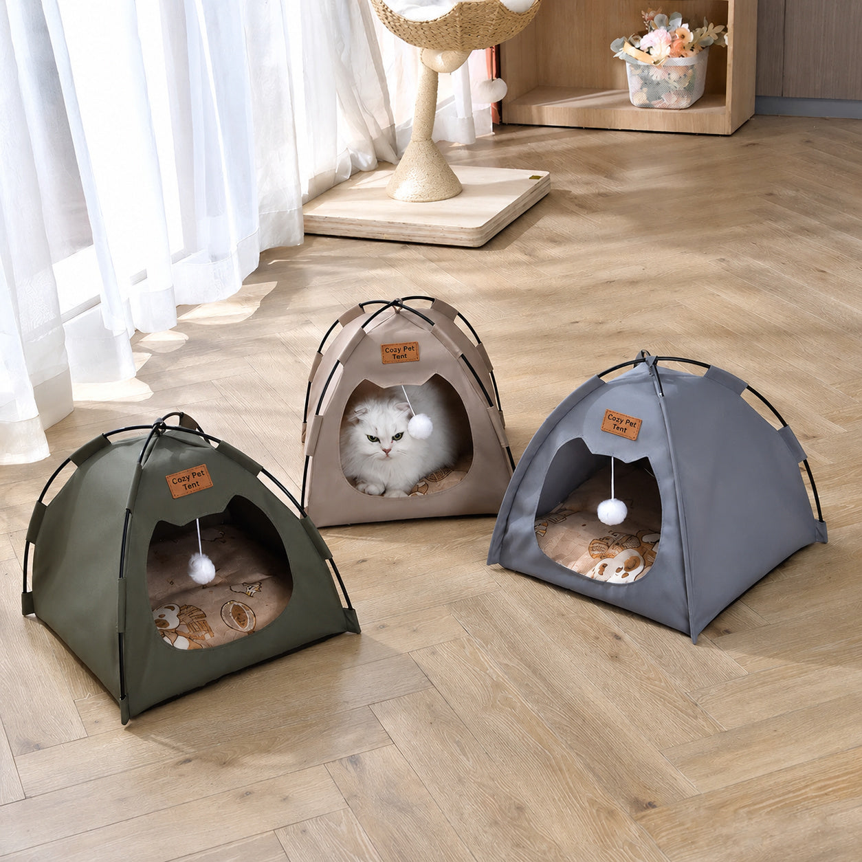 Pop-up Pet Tent With Cushion