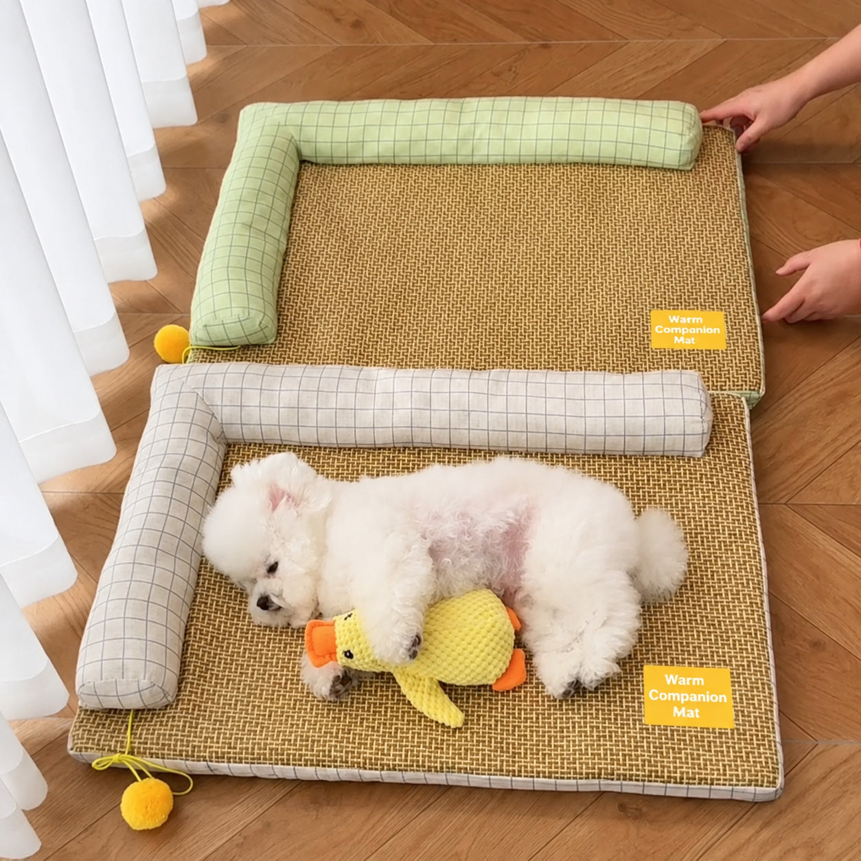 Cooling Bolster Pet Bed