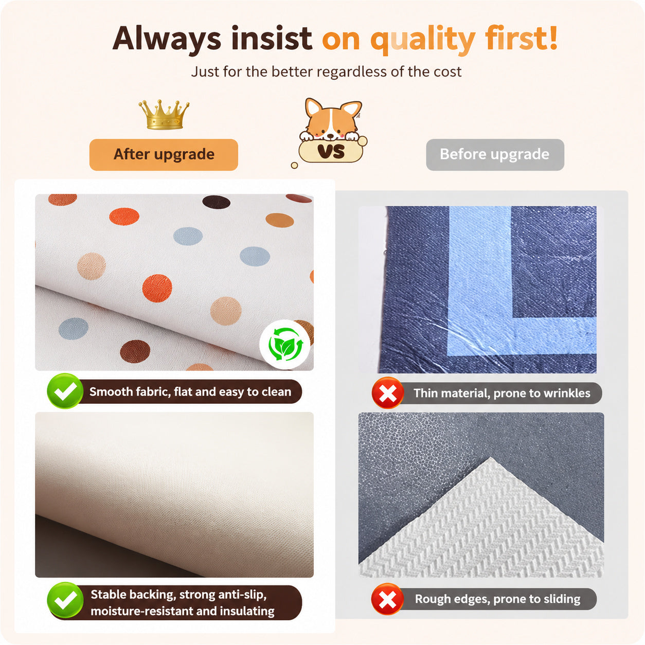 Waterproof PVC Pet Floor Mat