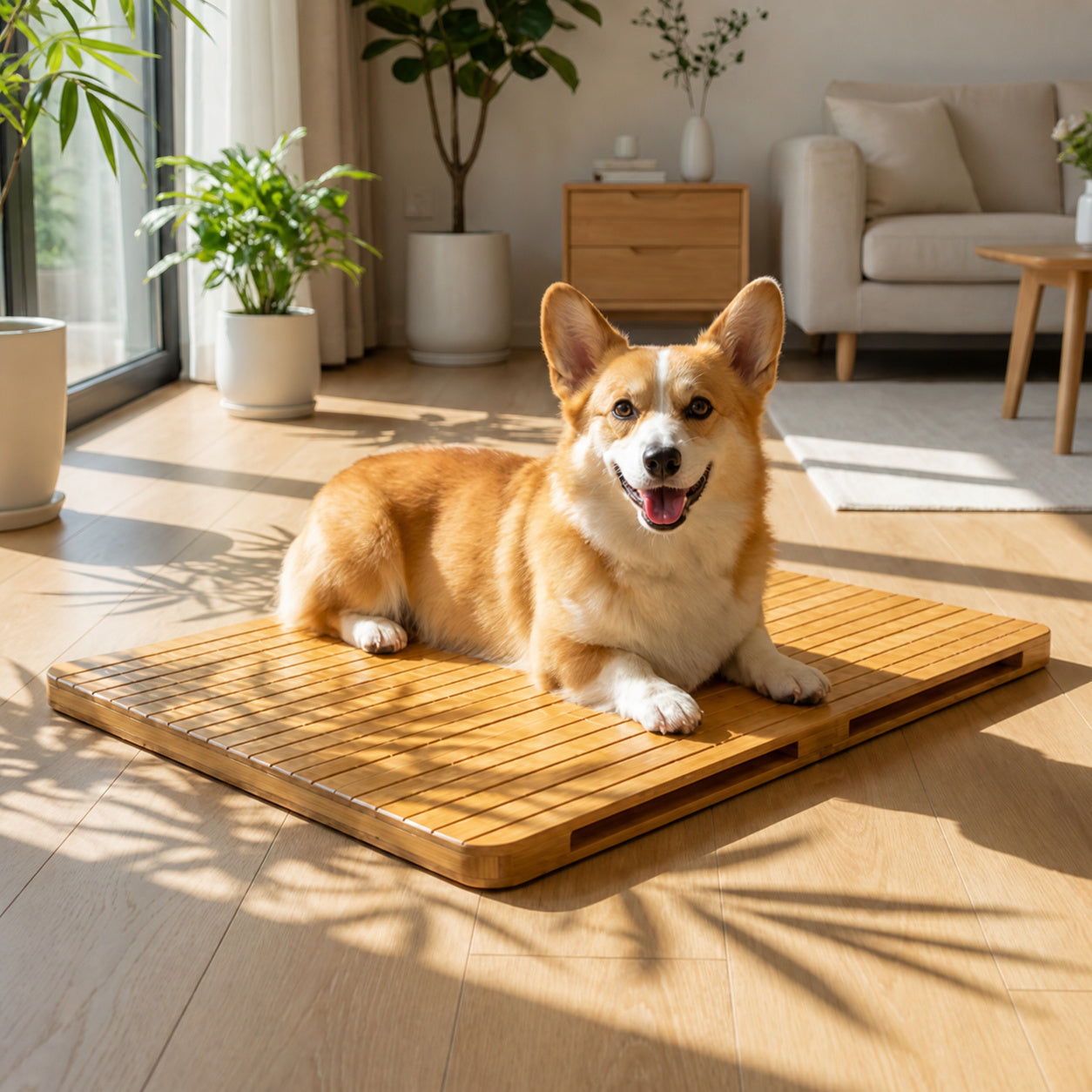 Scratch-proof Cooling Bamboo Mat