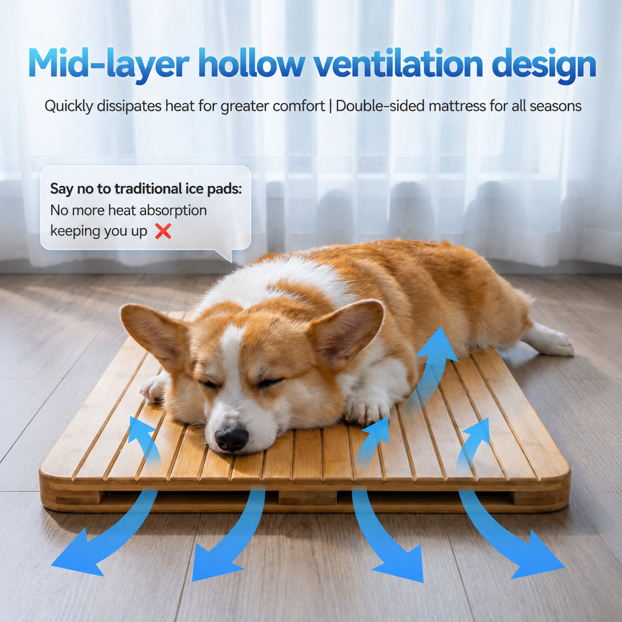 Scratch-proof Cooling Bamboo Mat