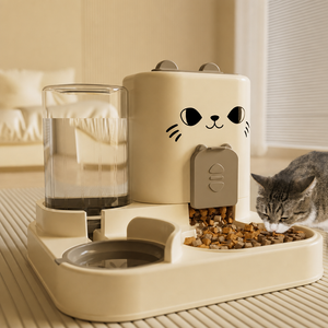2-in-1 pet feeder dispenser
