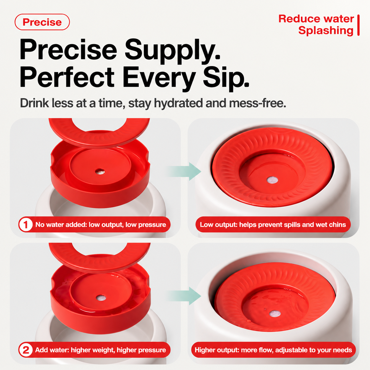Floating water bowl pet