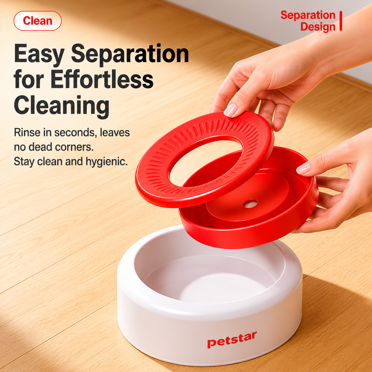 Floating water bowl pet