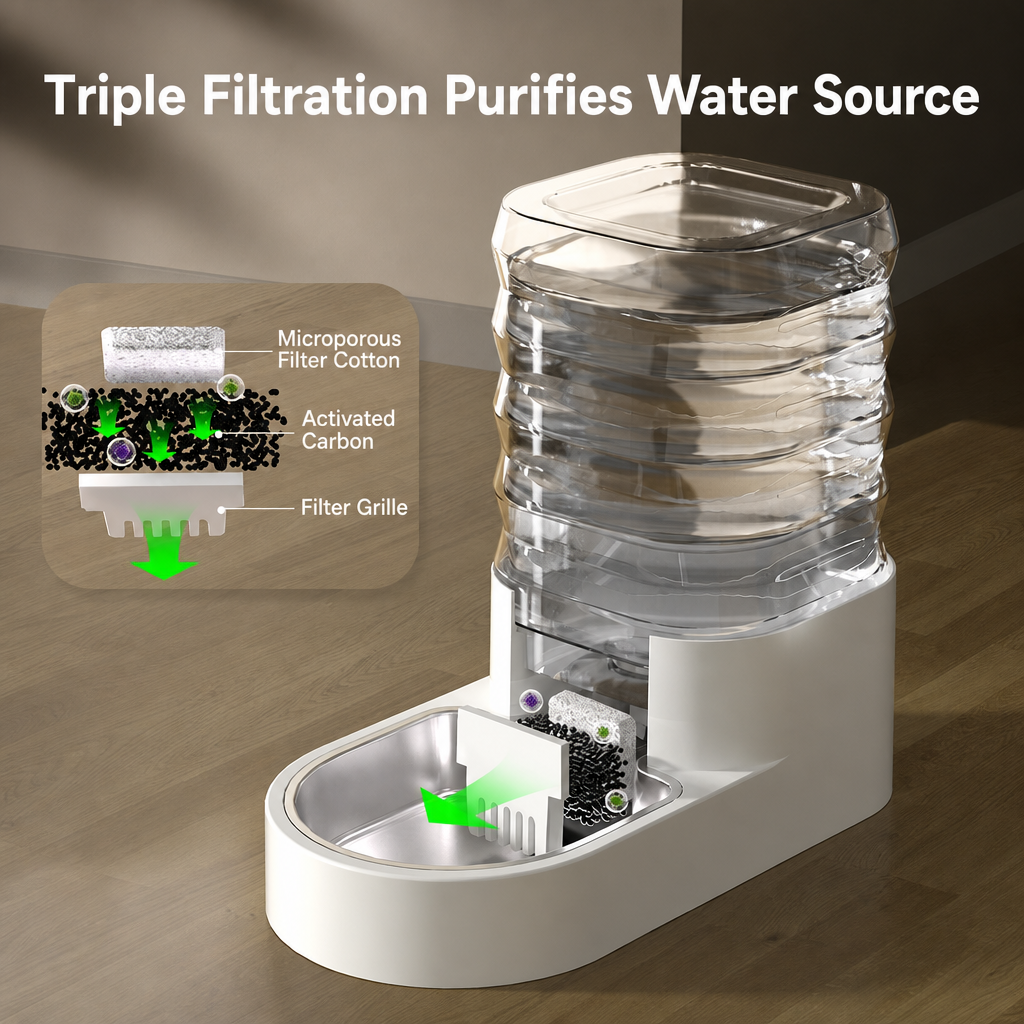 4L Power-free Pet Fountain
