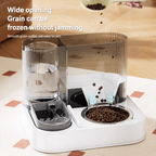 Dual Pet Feeder Fountain