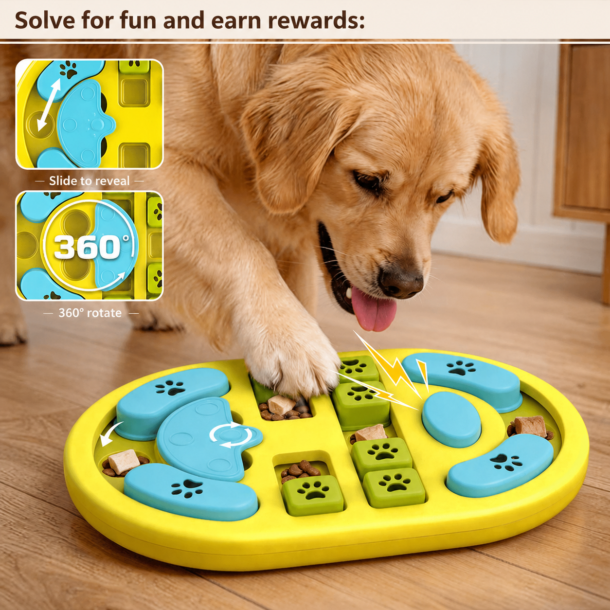 Interactive Slow Feeder Bowl