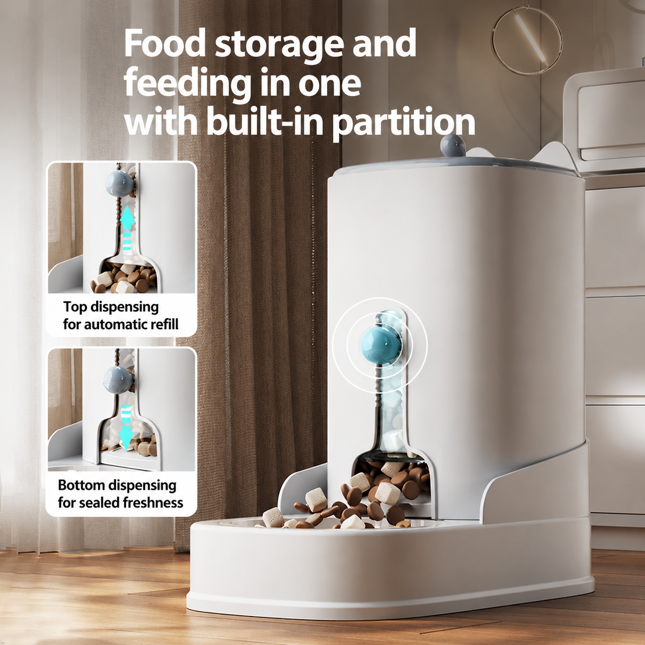 Gravity Pet Feeder Waterer