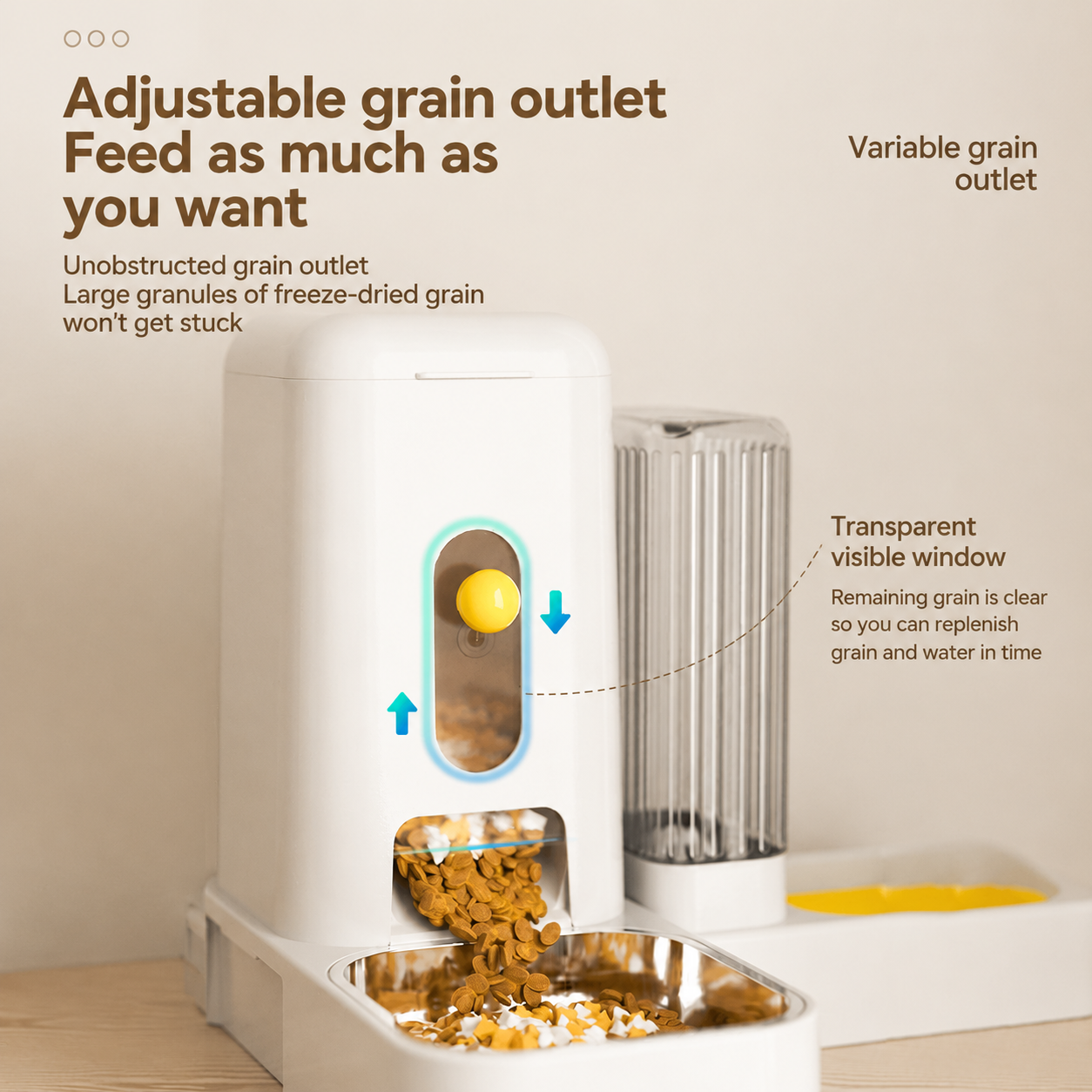 Stainless Auto-fill Feeder