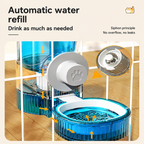 Pet Fountain With Hanging Bowl