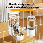 Pet Fountain With Hanging Bowl