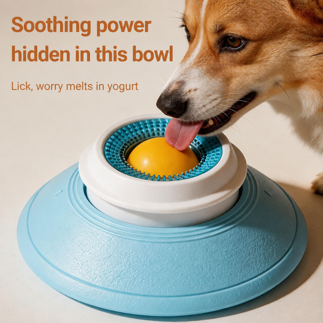 Slow-Feed Lick Bowl Anti-Slip