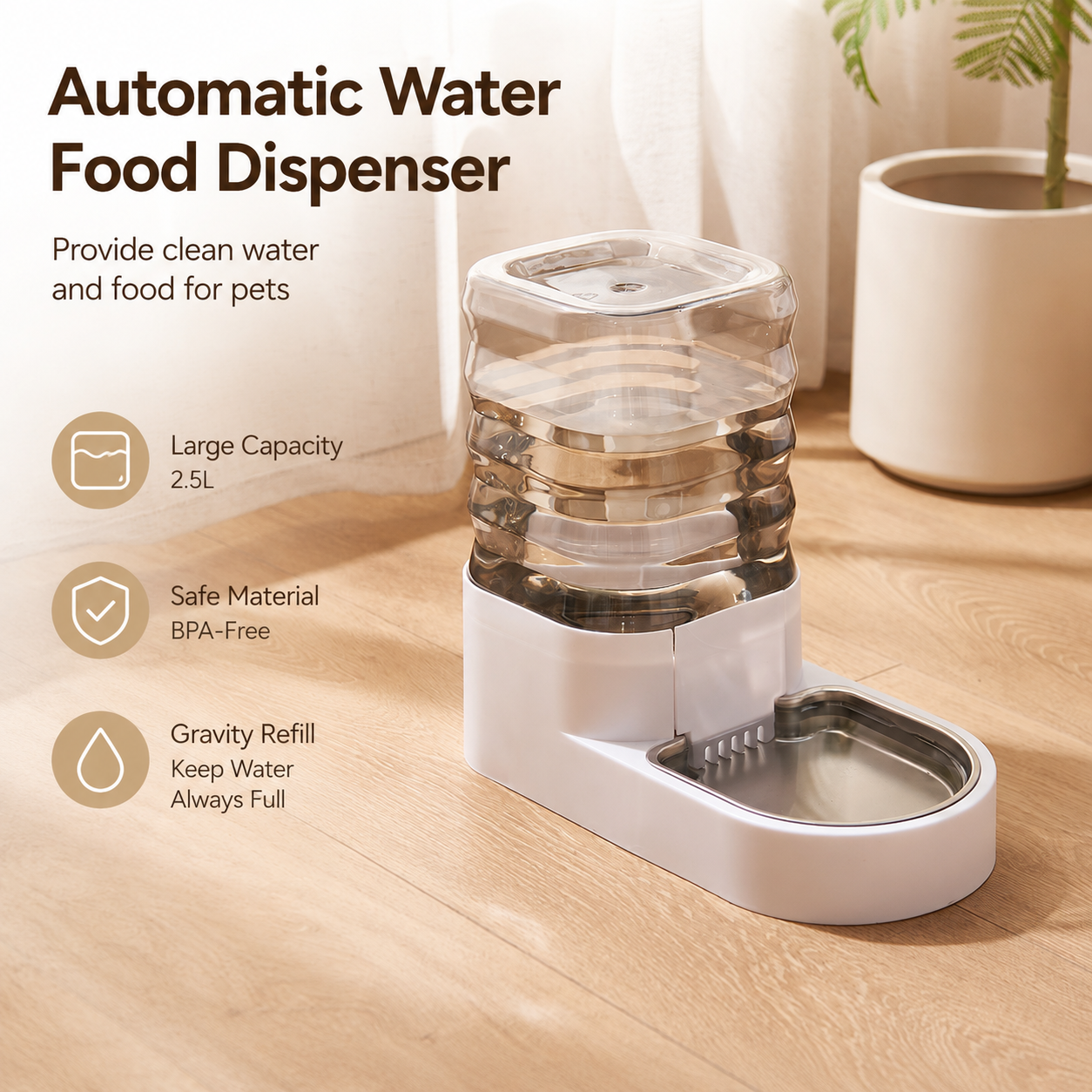 Cordless Pet Water Fountain
