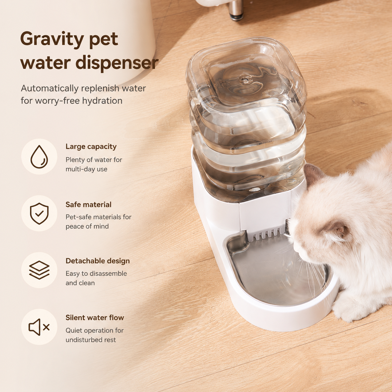 Cordless Pet Water Fountain