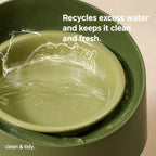 Adjustable Tilted Ceramic Bowl