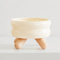 Ceramic Tripod Elevated Bowl