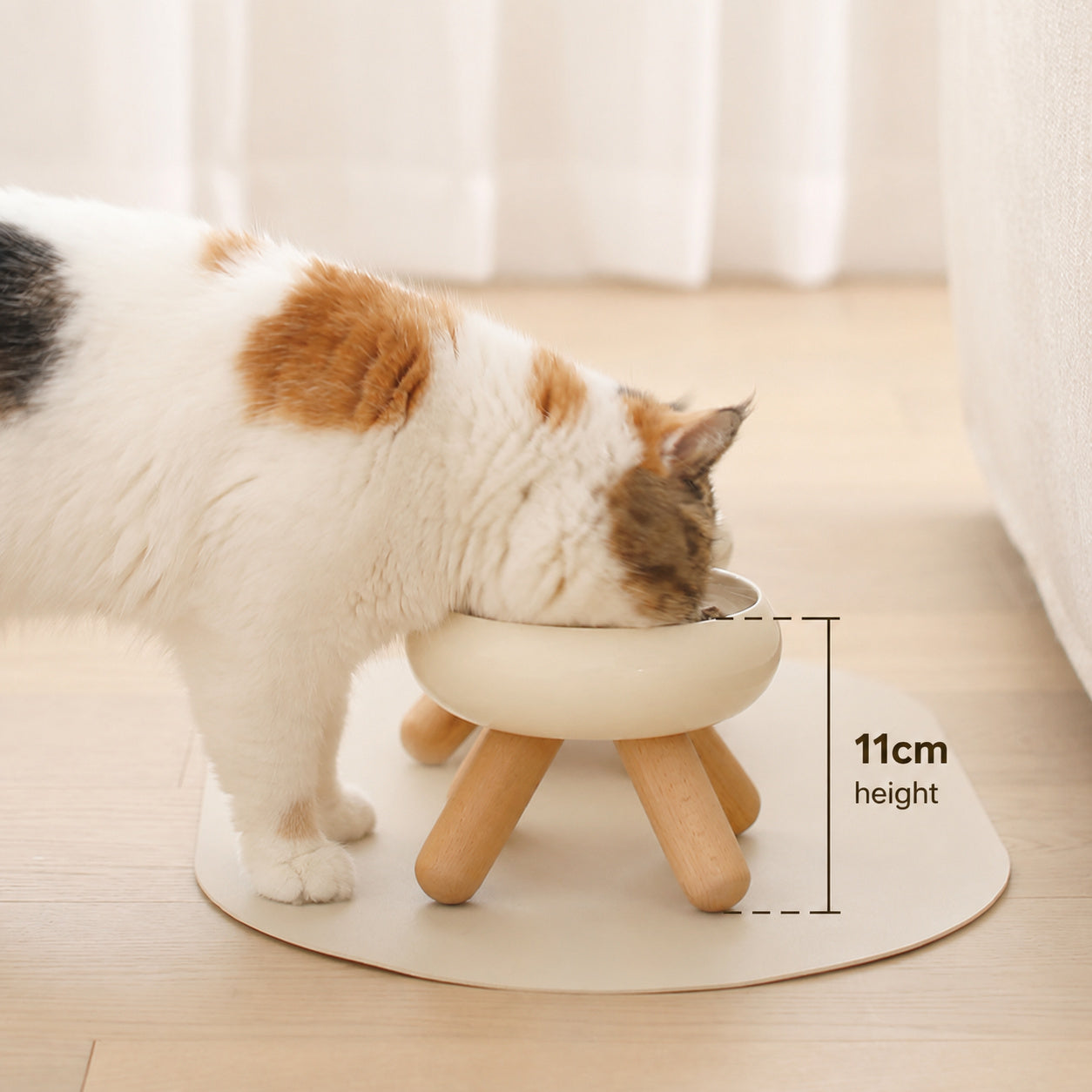 Ceramic Tripod Elevated Bowl