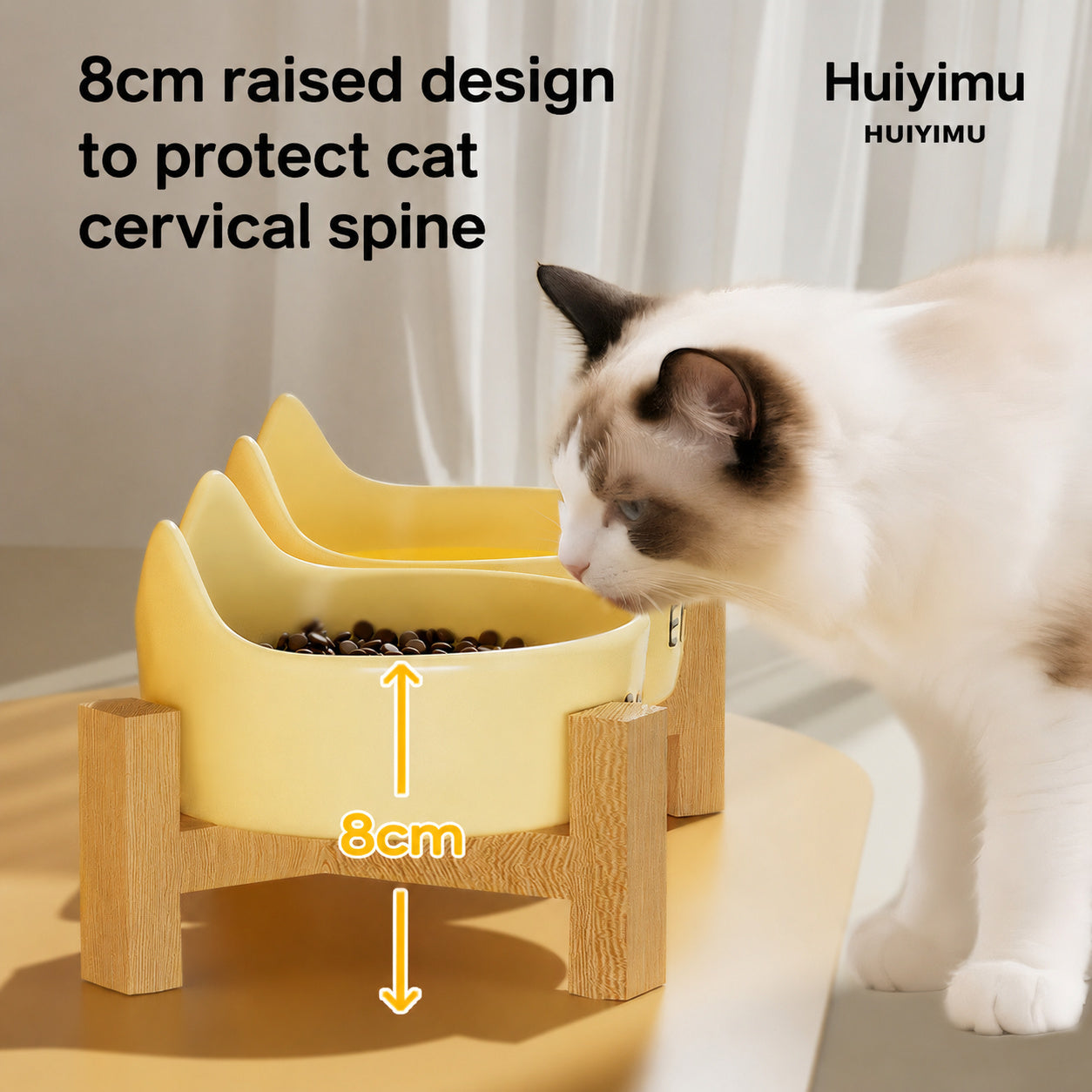 Ceramic Double Bowl Stand