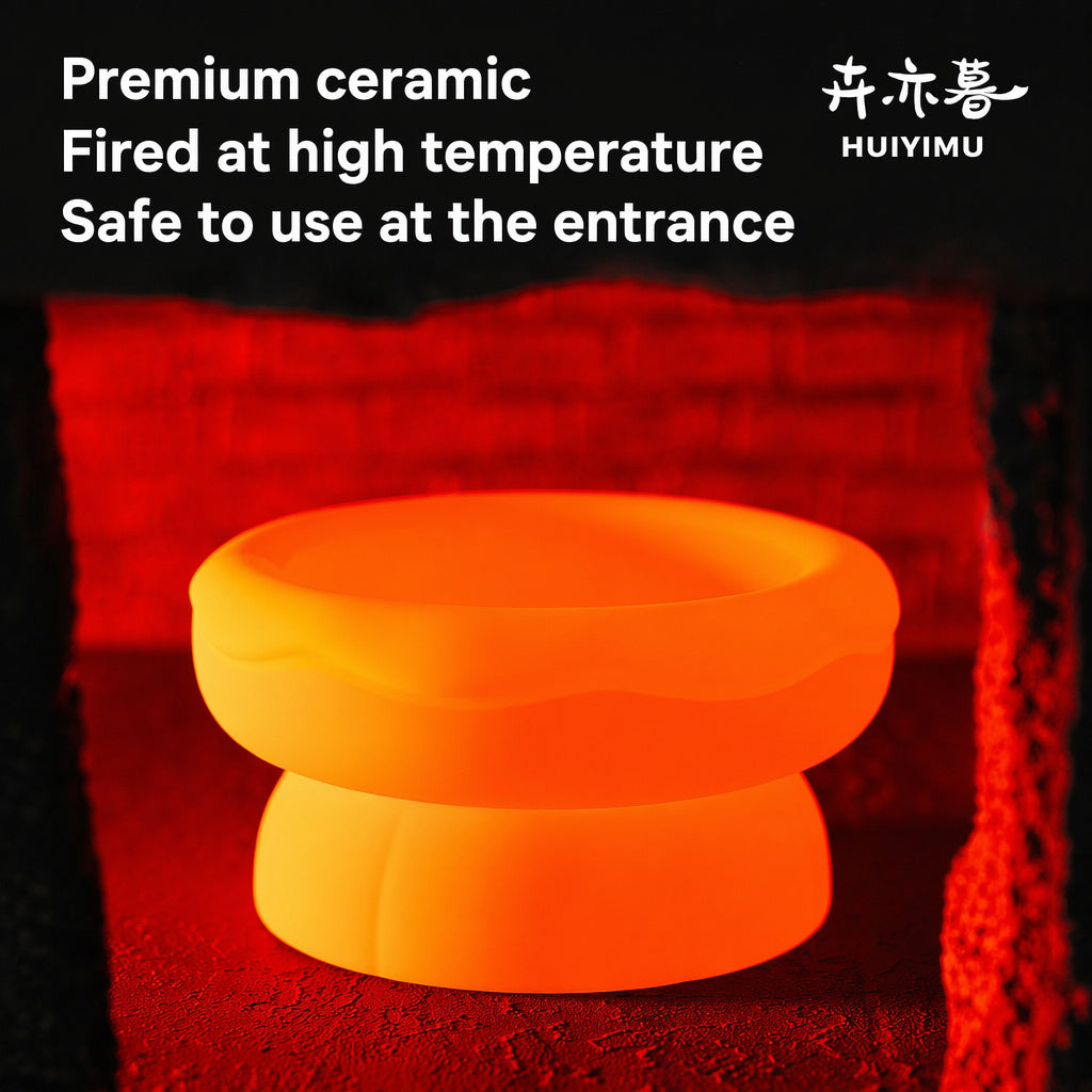 Ceramic Two-tier Cat Bowl