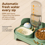 Morandi Dual-bowl Feeder Waterer