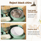 Morandi Dual-bowl Feeder Waterer