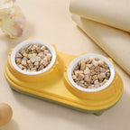 Ceramic Double Bowl Waterer