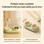 Ceramic Double Bowl Waterer