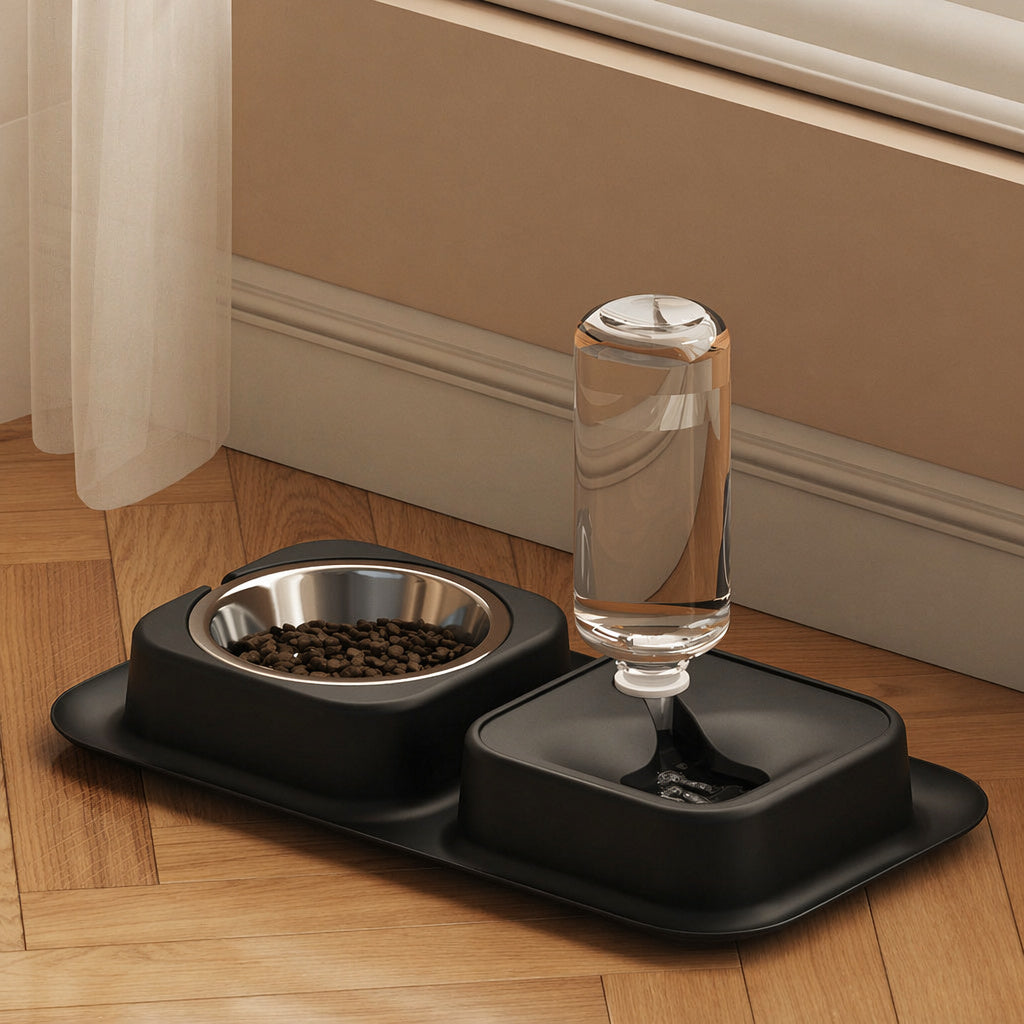 Auto-refill Dual Pet Bowl