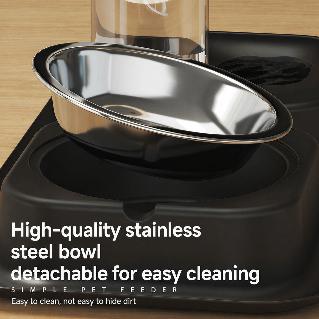 Auto-refill Dual Pet Bowl